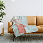 Flower Girl (Life and the Fragile Presence of Beauty) Throw Blanket Gallery Image 1