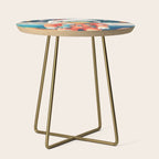 The Outsider Syndrome, Astronaut Space Travel Galaxy Surrealism, Individuality Blush Photography Plants Mars Moon Eclectic Concept Side Table Gallery Image 1