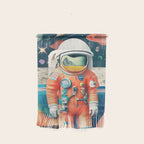 The Outsider Syndrome, Astronaut Space Travel Galaxy Surrealism, Individuality Blush Photography Plants Mars Moon Eclectic Concept Wall Hanging Gallery Image 1