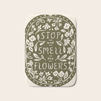Stop and Smell the Flowers Bath Mat Gallery Image 1