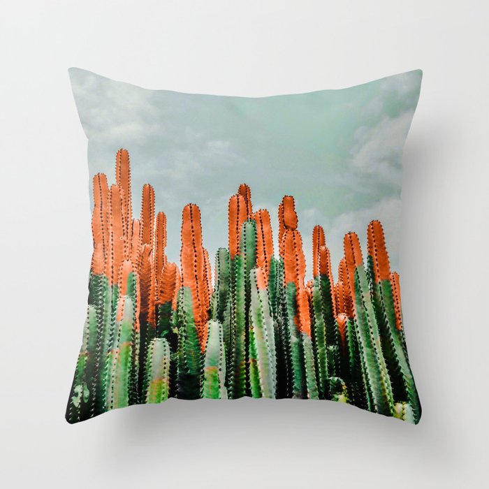 Daydream desert Throw Pillow Gallery Image 1