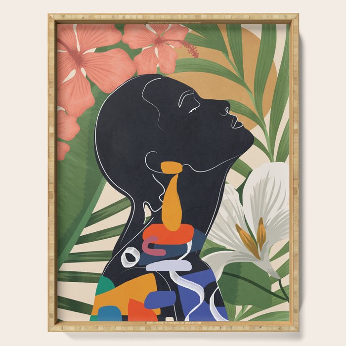 Tropical Peace 2 Serving Tray Gallery Image 1