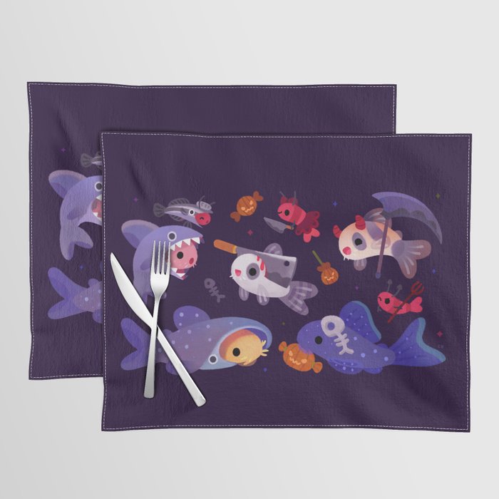 Spooky Cory cats Placemat Gallery Image 1