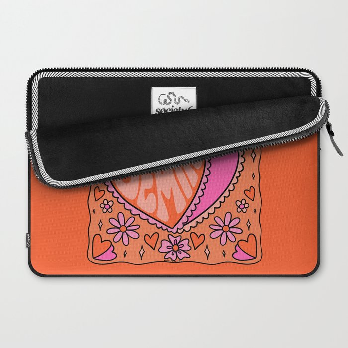 Gemini Heart Laptop Sleeve Gallery Image 2
