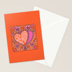 Gemini Heart Stationery Card Gallery Image 2
