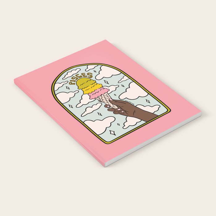 Pisces Ice cream Notebook Gallery Image 1
