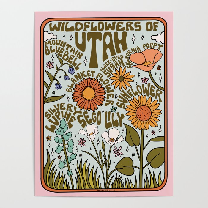 Utah Wildflowers Poster Gallery Image 1