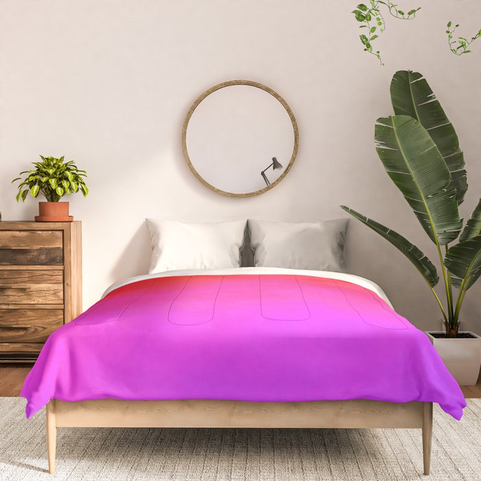 Gradient orange red violet Comforter Gallery Image 3
