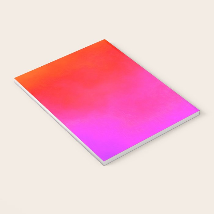 Gradient orange red violet Notebook Gallery Image 3
