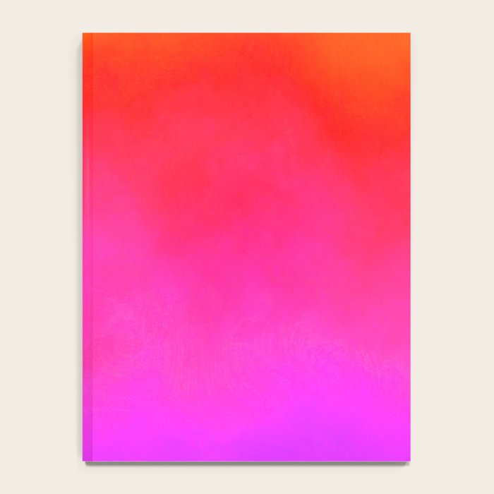Gradient orange red violet Notebook Gallery Image 4