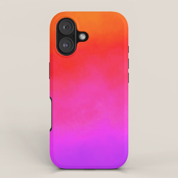 Gradient orange red violet iPhone Case Gallery Image 1