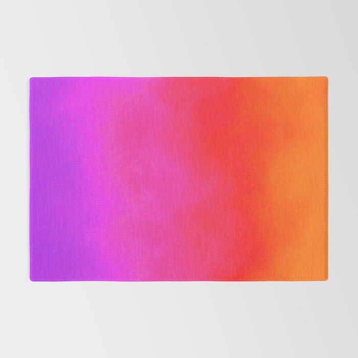 Gradient orange red violet Rug Gallery Image 2