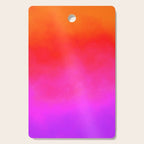Gradient orange red violet Cutting Board Gallery Image 1