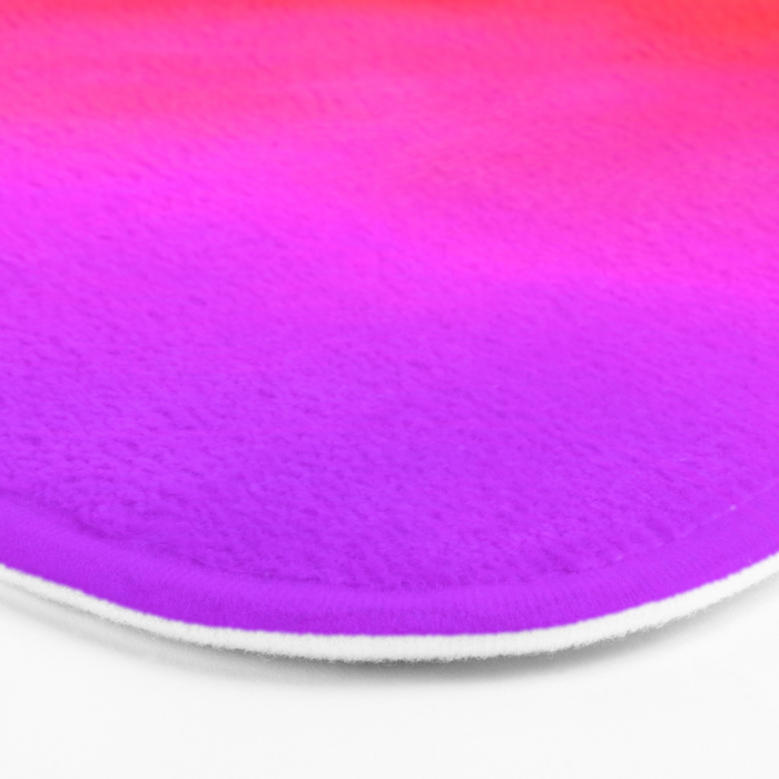 Gradient orange red violet Bath Mat Gallery Image 3
