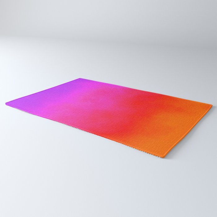 Gradient orange red violet Rug Gallery Image 3