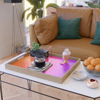 Gradient orange red violet Serving Tray Gallery Image 2