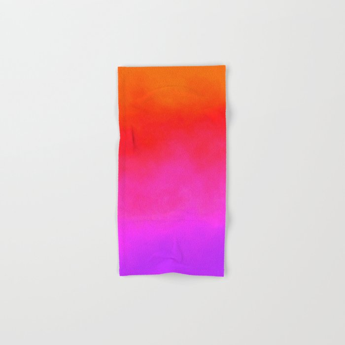 Gradient orange red violet Bath Towel Gallery Image 1