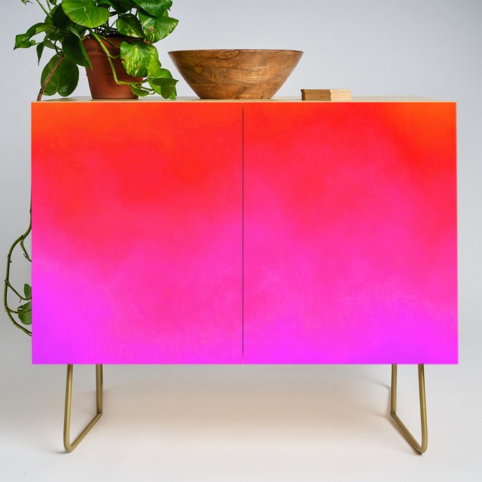 Gradient orange red violet Credenza Gallery Image 1