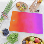 Gradient orange red violet Cutting Board Gallery Image 2