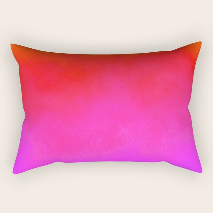 Gradient orange red violet Rectangular Pillow Gallery Image 1