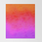Gradient orange red violet Throw Blanket Gallery Image 2