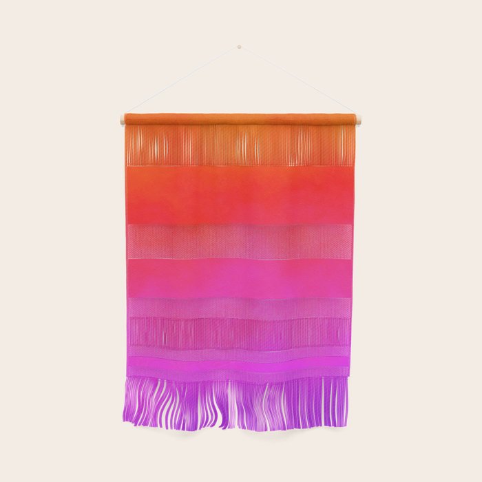 Gradient orange red violet Wall Hanging Gallery Image 1