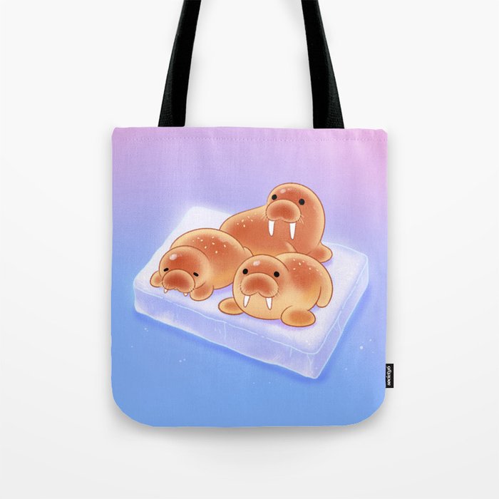 Walrus bun Tote Bag Gallery Image 1