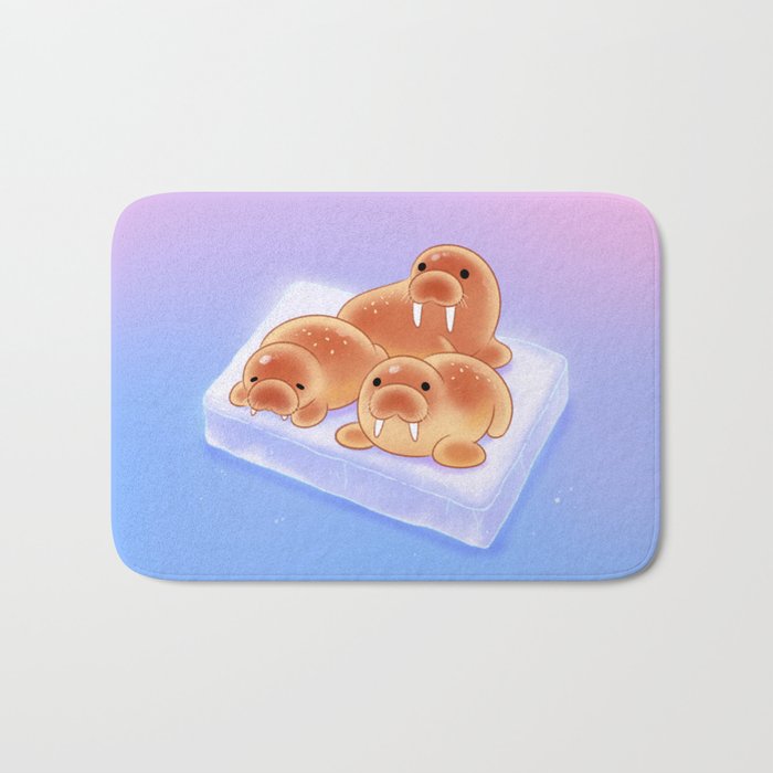Walrus bun Bath Mat Gallery Image 1