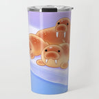 Walrus bun Travel Mug Gallery Image 1