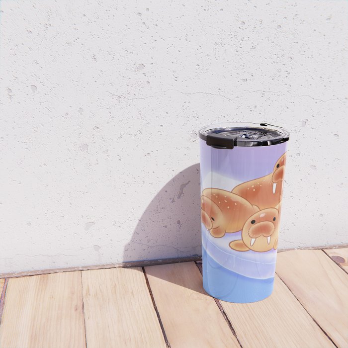 Walrus bun Travel Mug Gallery Image 4