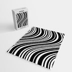 Wavy Stripes XLI - Black and White Jigsaw Puzzle Gallery Image 2