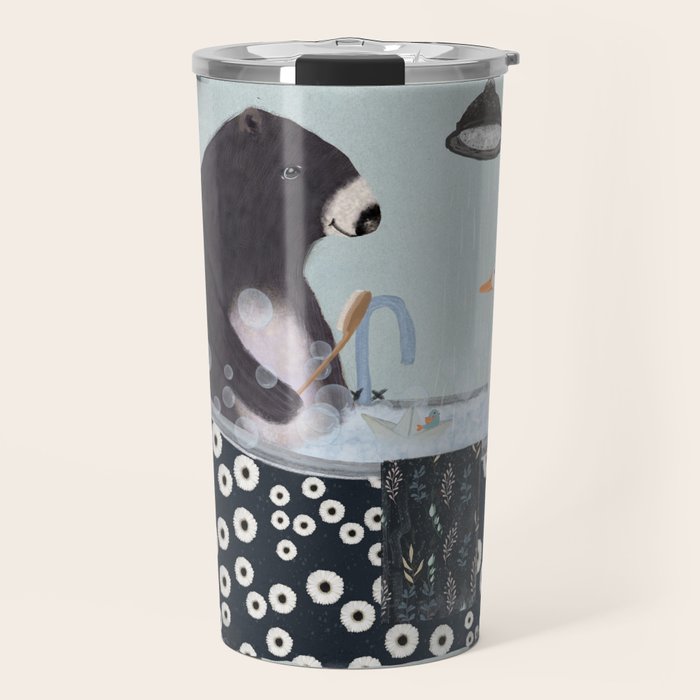 bath time Travel Mug Gallery Image 1