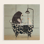 bath time Wood Wall Art Gallery Image 1