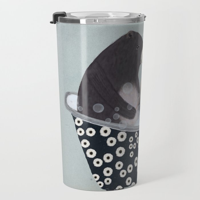 bath time Travel Mug Gallery Image 3
