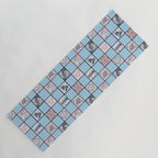 Capricorn Checkered Print Yoga Mat Gallery Image 1