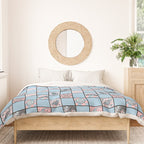 Capricorn Checkered Print Duvet Cover Gallery Image 3