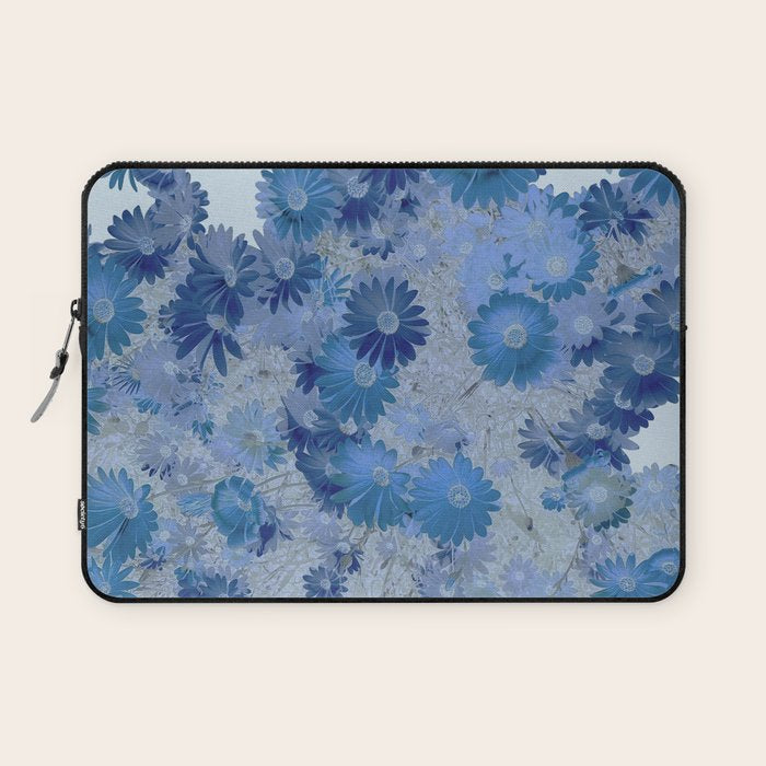 Blue Daisies Laptop Sleeve Gallery Image 1