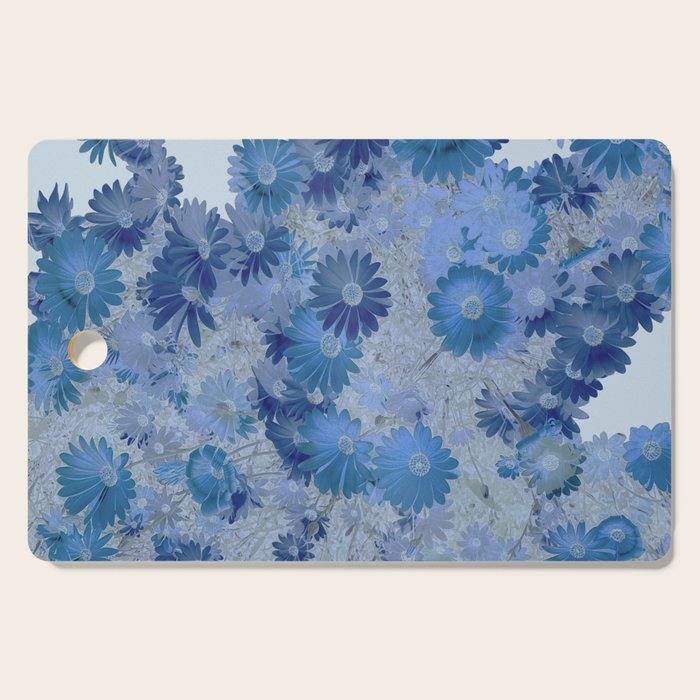 Blue Daisies Cutting Board Gallery Image 1