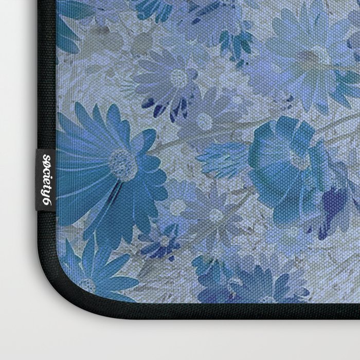 Blue Daisies Laptop Sleeve Gallery Image 3