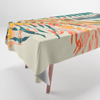 colorful palm leaves Tablecloth Gallery Image 1