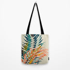 colorful palm leaves Tote Bag Gallery Image 2