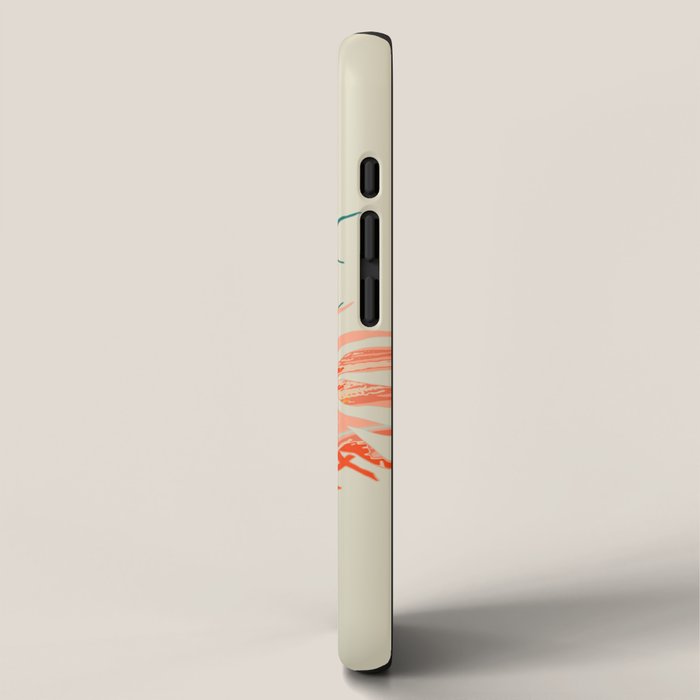 colorful palm leaves iPhone Case Gallery Image 2