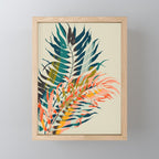 colorful palm leaves Mini Art Print Gallery Image 1