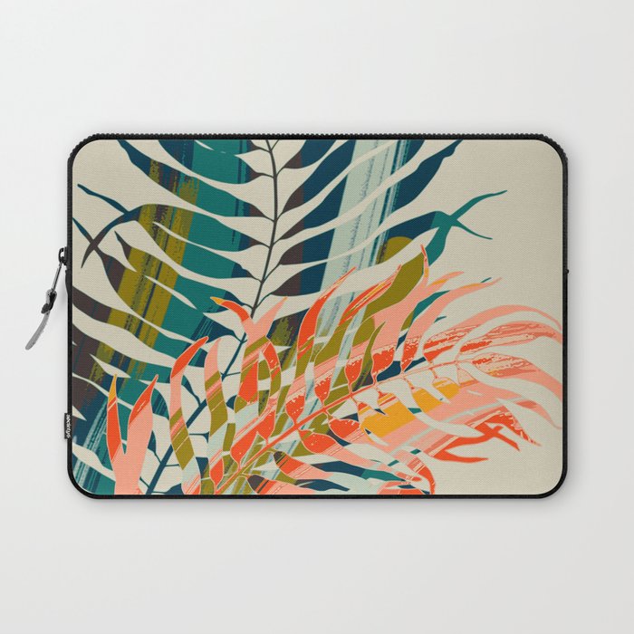 colorful palm leaves Laptop Sleeve Gallery Image 1