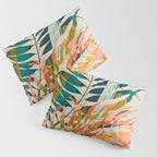 colorful palm leaves Pillow Sham Gallery Image 3