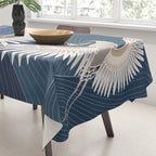 cranes, asian style art Tablecloth Gallery Image 3