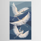 cranes, asian style art Tablecloth Gallery Image 2