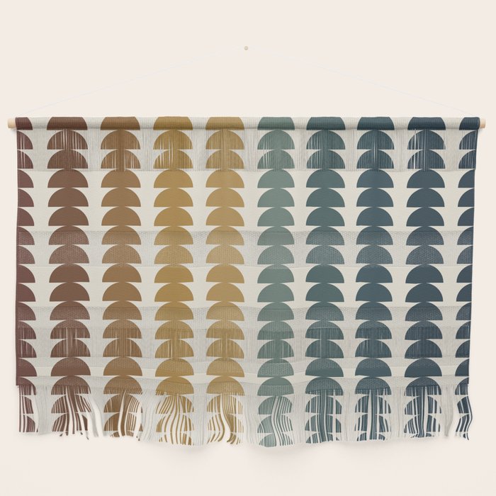 Maude Pattern XX Earthy Rustic Wall Hanging Gallery Image 1