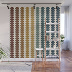 Maude Pattern XX Earthy Rustic Wall Mural Gallery Image 1