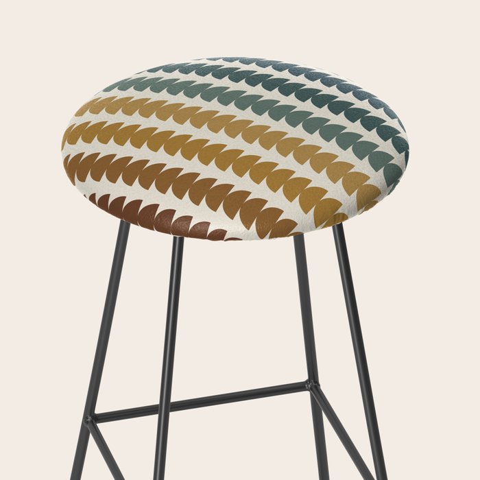 Maude Pattern XX Earthy Rustic Stool Gallery Image 2